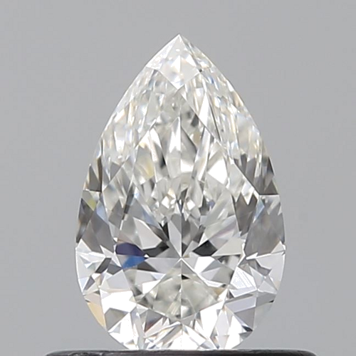 0.55 carat G-VS2 Natūralus Pear Deimantas (1)