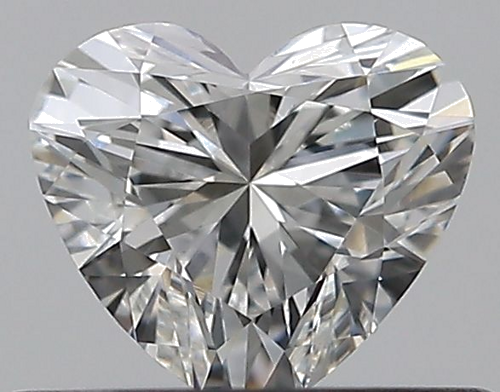 0.46 carat F-VS1 Natūralus Heart Deimantas (1)