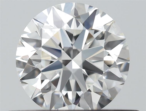 0.42 carat F-VS2 Excellent cut Natūralus Round Deimantas (1)