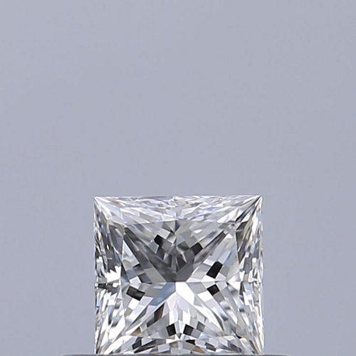 0.35 carat D-VVS2 Natūralus Princess Deimantas (1)