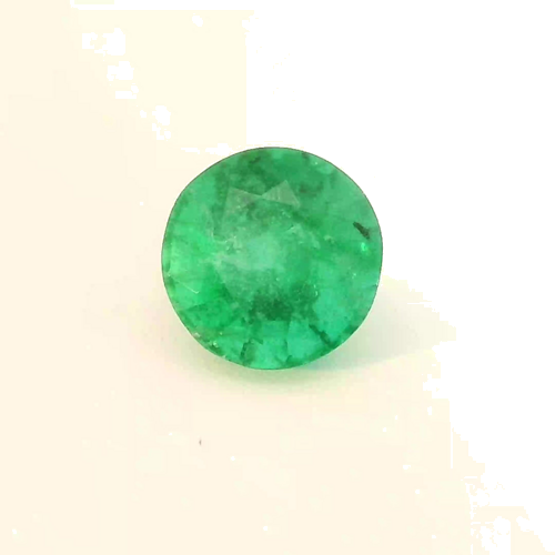 0.53 carat GREEN Round Smaragdas (1)