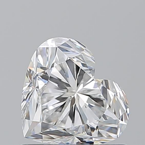 1.01 carat F-VVS2 Natūralus Heart Deimantas (1)