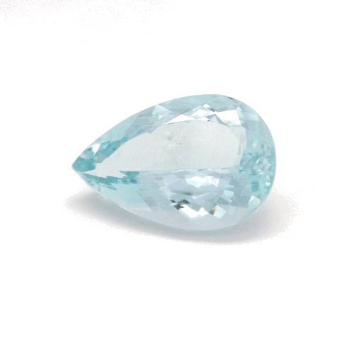 5.22 carat GREEN Pear Aquamarine (1)