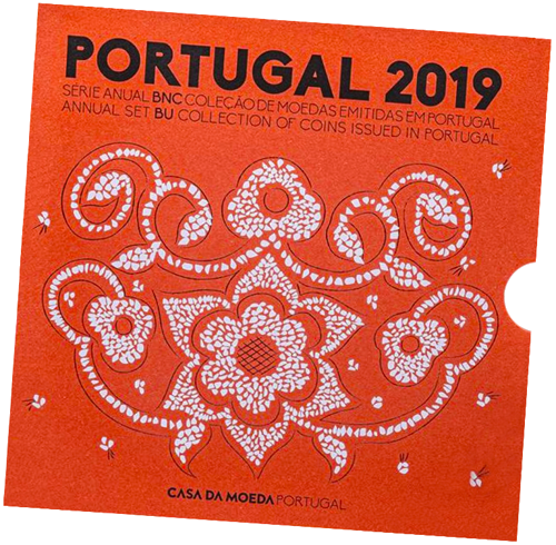 2019 Portugalija BU euro monetų rinkinys (2)