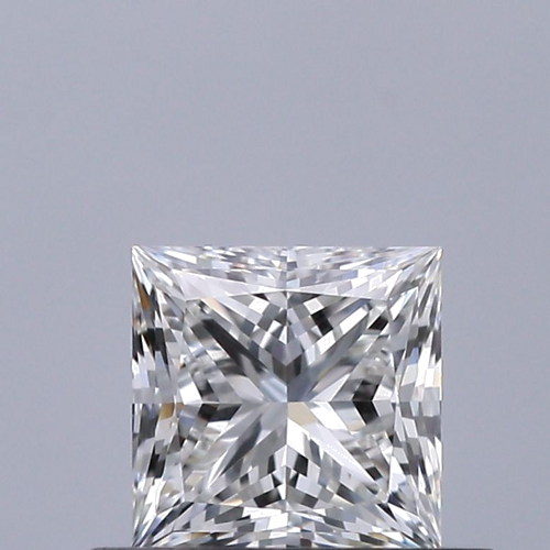 0.5 carat F-VVS1 Natūralus Princess Deimantas (1)