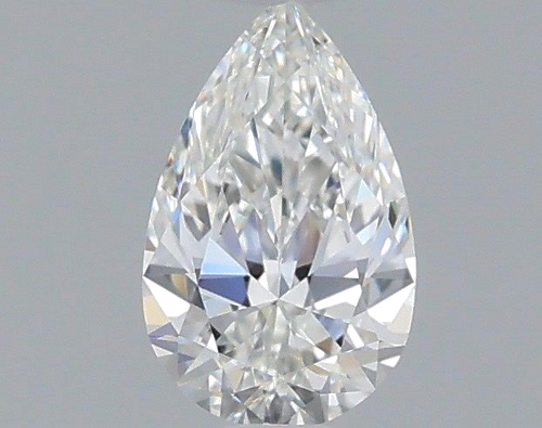 0.6 carat G-VVS1 Natūralus Pear Deimantas (1)