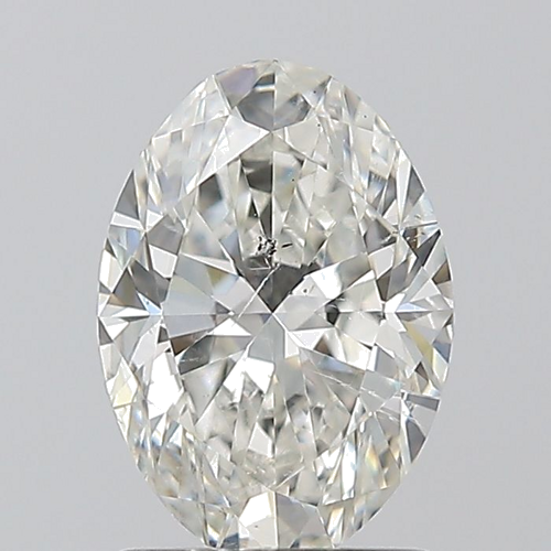 1.3 carat I-SI2 Natūralus Oval Deimantas (1)