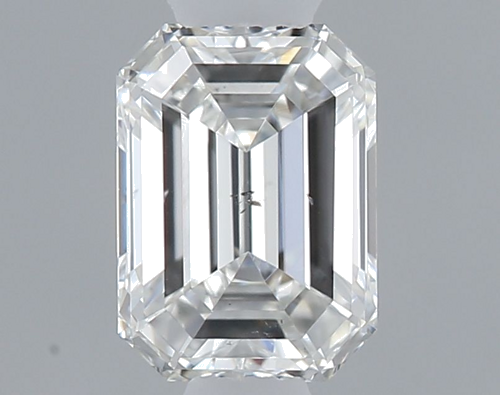 0.41 carat F-SI1 Natūralus Emerald Deimantas (1)