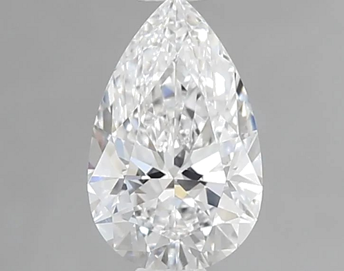 0.6 carat D-VS1 Natūralus Pear Deimantas (1)