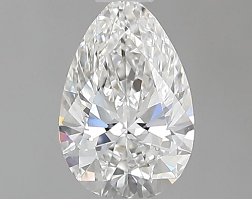 0.4 carat F-VS2 Natūralus Pear Deimantas (1)