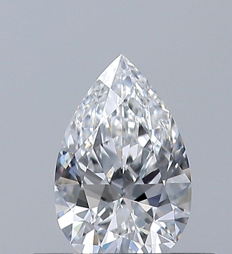 0.32 carat E-VVS2 Natūralus Pear Deimantas (1)