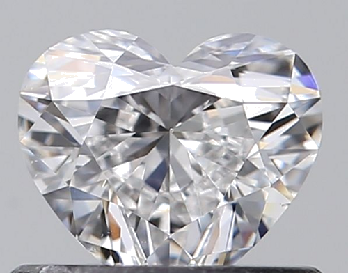 0.5 carat D-VS2 Natūralus Heart Deimantas (1)