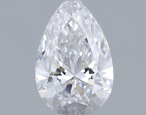 0.2 carat D-VVS2 Natūralus Pear Deimantas (1)