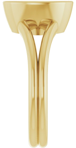 Sužadėtuvių Žiedas „Bezel-Set Solitaire“ 10k yellow gold Oval 10mm x 8mm (4)