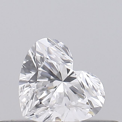 0.21 carat D-VVS2 Natūralus Heart Deimantas (1)