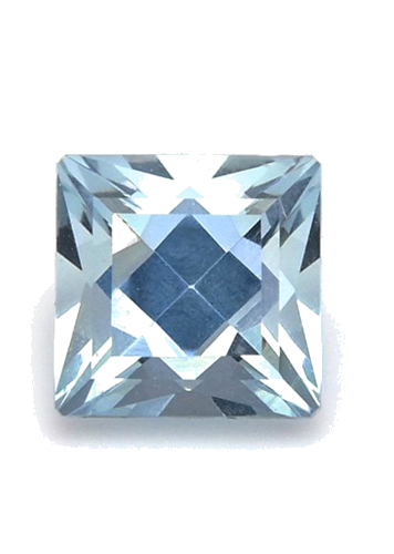 0.57 carat BLUE Princess Aquamarine (1)