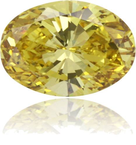 0.5 carat Fancy Deep Yellow-VS2 Natūralus Oval Deimantas (1)