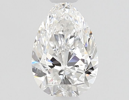 0.55 carat E-VVS2 Natūralus Pear Deimantas (1)