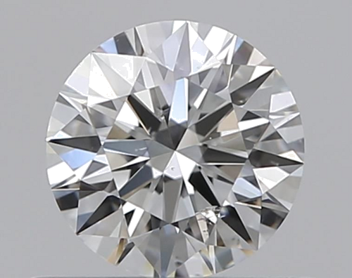 0.43 carat F-SI1 Excellent cut Natūralus Round Deimantas (1)