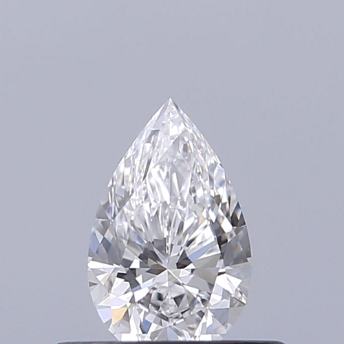 0.33 carat D-VVS1 Natūralus Pear Deimantas (1)