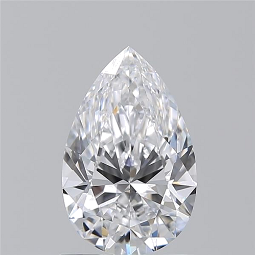 1.09 carat D-VVS2 Natūralus Pear Deimantas (1)