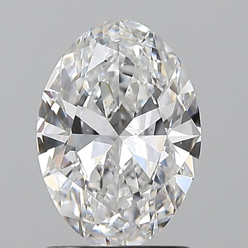 1.5 carat D-SI1 Natūralus Oval Deimantas (1)