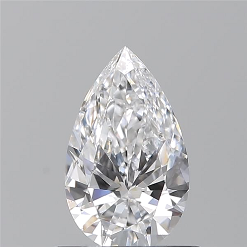 0.7 carat D-VS1 Natūralus Pear Deimantas (1)