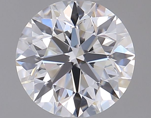 0.5 carat F-VVS2 Excellent cut Natūralus Round Deimantas (1)