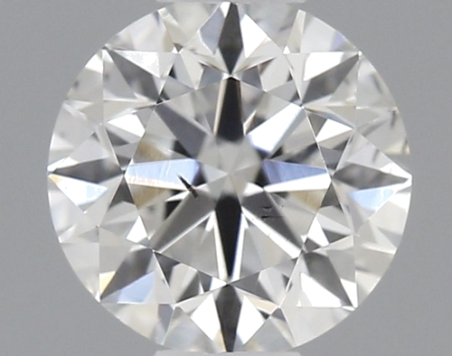 0.37 carat F-SI1 Very Good cut Natūralus Round Deimantas (1)