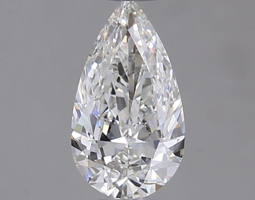 0.5 carat G-VVS2 Natūralus Pear Deimantas (1)