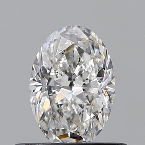 0.5 carat F-SI1 Natūralus Oval Deimantas (1)
