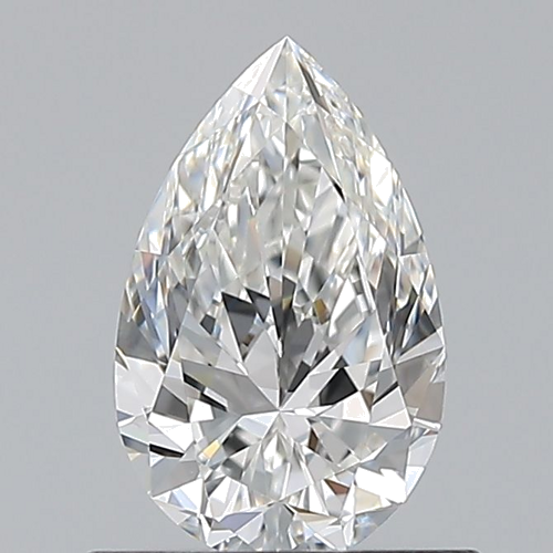 0.7 carat F-VS1 Natūralus Pear Deimantas (1)