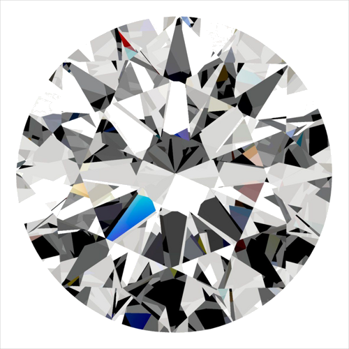 0.3 carat F-VVS1 Excellent cut Natūralus Round Deimantas (1)