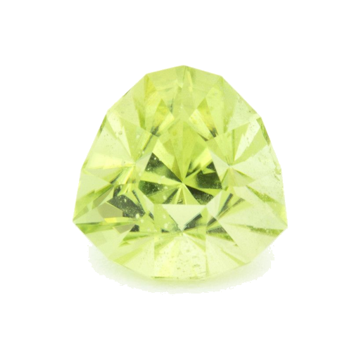 5.33 carat GREEN Trilliant Peridot (1)