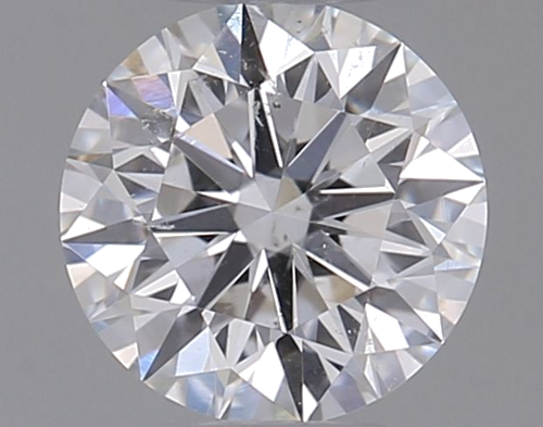0.41 carat F-SI2 Excellent cut Natūralus Round Deimantas (1)