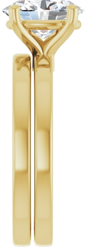 Sužadėtuvių Žiedas „Solitaire“ 14k yellow gold Oval 9mm x 7mm (9)
