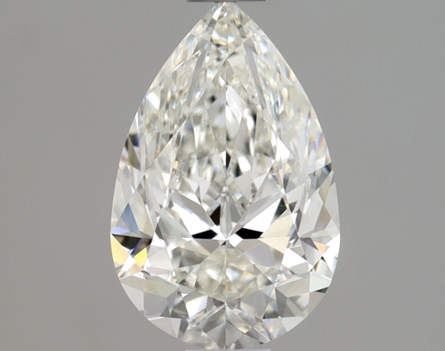1.18 carat H-SI1 Natūralus Pear Deimantas (1)