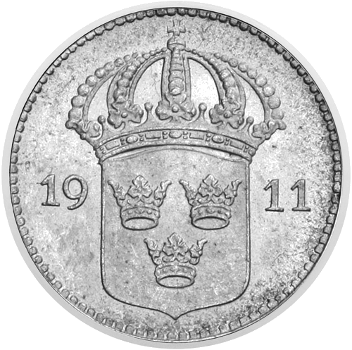 10 эре (1950–1973) Швеция серебряная монета (3)