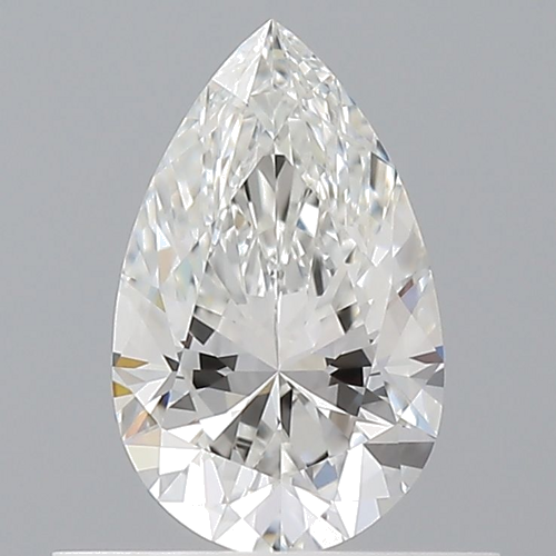 0.51 carat F-VVS1 Natūralus Pear Deimantas (1)