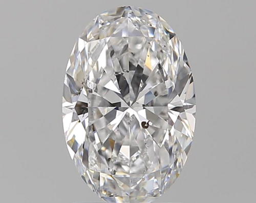 1.5 carat D-SI2 Natūralus Oval Deimantas (1)