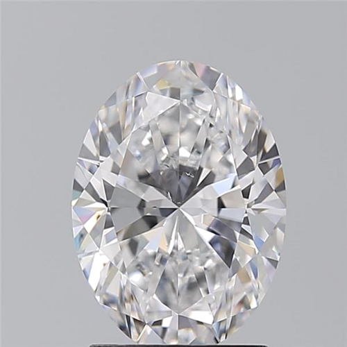2.01 carat D-VS2 Natūralus Oval Deimantas (1)