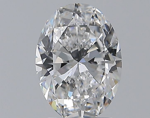 1.7 carat D-SI1 Natūralus Oval Deimantas (1)