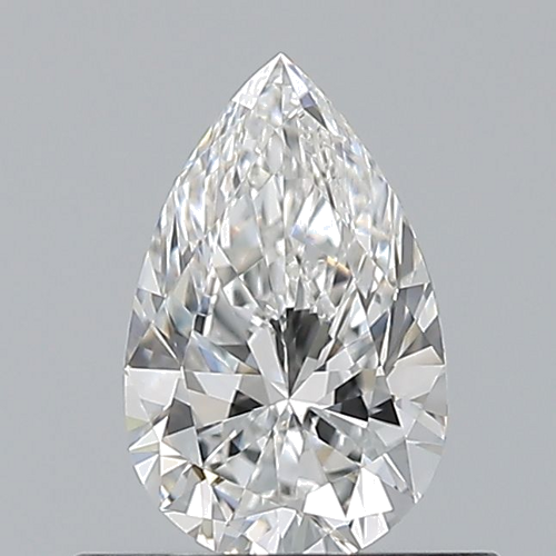 0.51 carat E-VVS1 Natūralus Pear Deimantas (1)