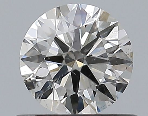 0.5 carat G-SI2 Excellent cut Natūralus Round Deimantas (1)