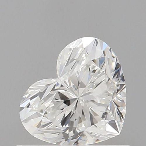 0.51 carat F-VS2 Natūralus Heart Deimantas (1)