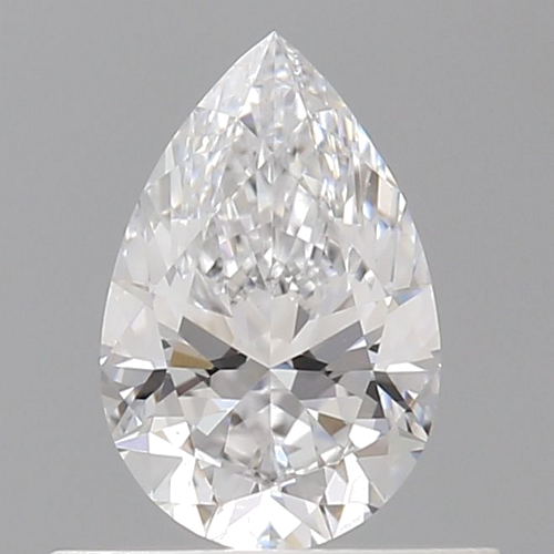 0.5 carat D-VS2 Natūralus Pear Deimantas (1)