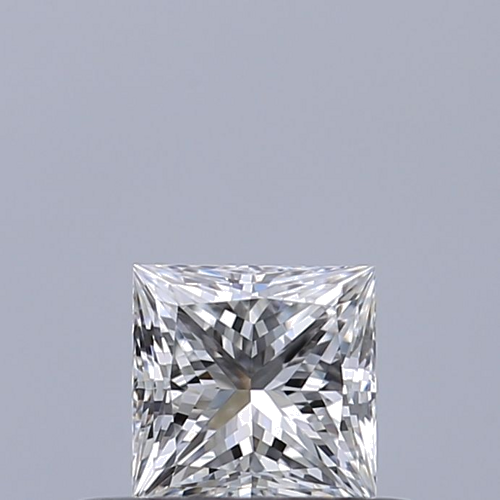 0.34 carat D-VVS2 Natūralus Princess Deimantas (1)