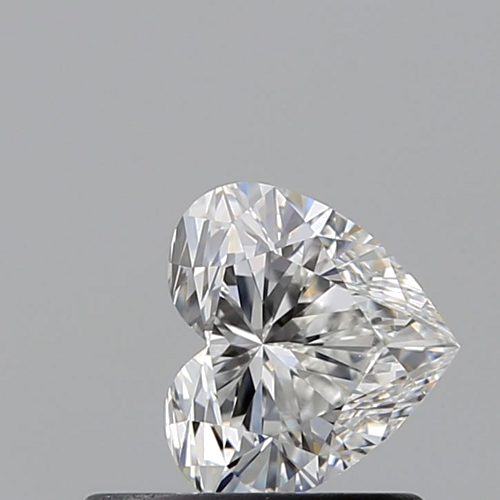 0.53 carat G-VVS1 Natūralus Heart Deimantas (1)