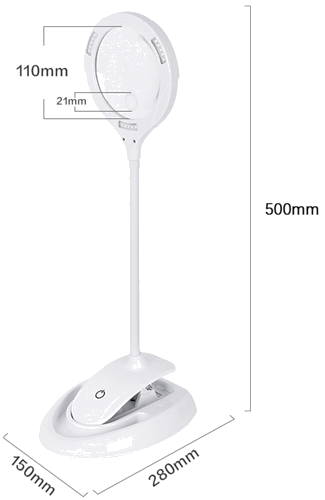 Desktop Magnifying Glass Lamp 5x, 10x (2)