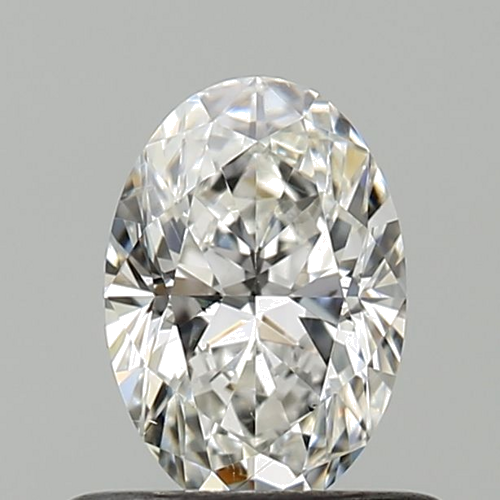 0.52 carat F-SI1 Natūralus Oval Deimantas (1)